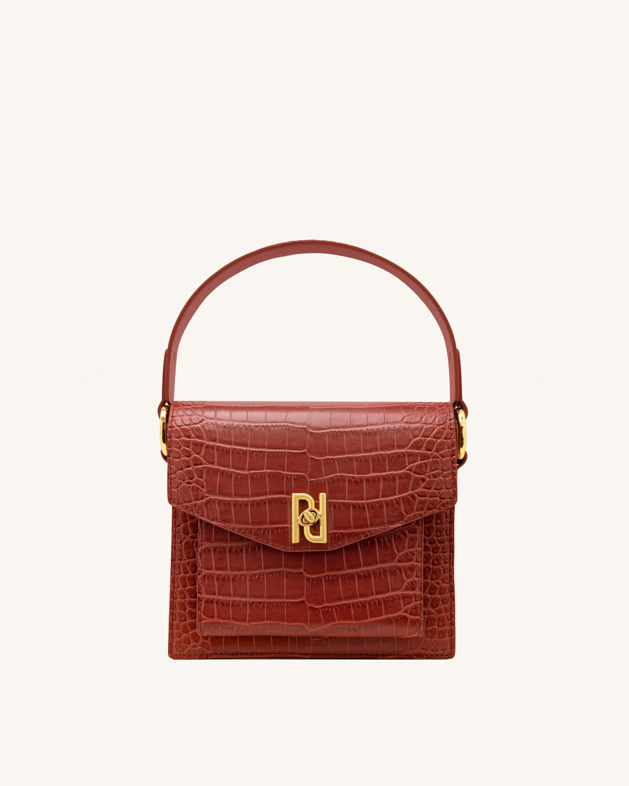 Lucy Bag - Wine Red Croc Online Shopping - JW Pei