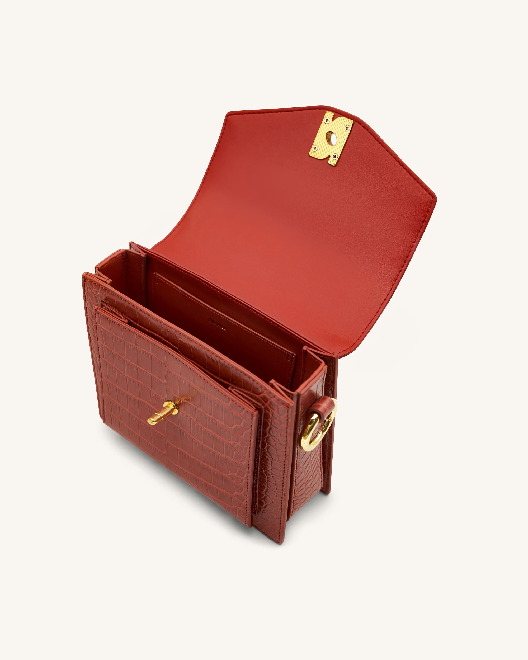 Red sales croc bag
