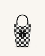 FEI Checkerboard Phone Bag - Black & White