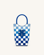 FEI Gradient Checkerboard Phone Bag - Dark Blue