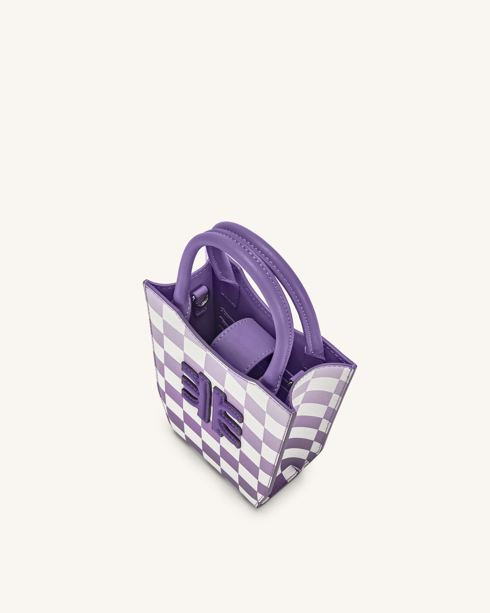 FEI Gradient Checkerboard Phone Bag - Purple - JW PEI