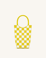 FEI Checkerboard Phone Bag - Yellow & White