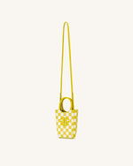 FEI Checkerboard Phone Bag - Yellow & White