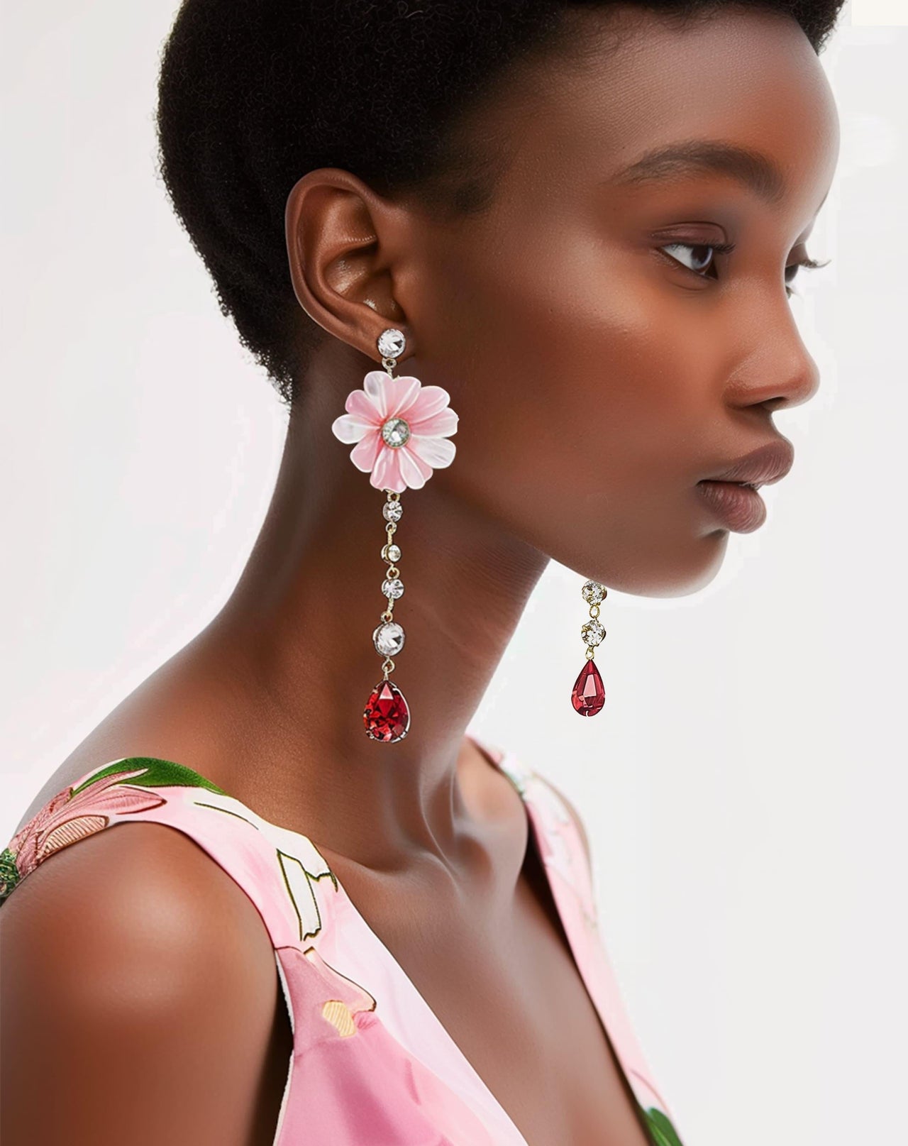 Paislee Earrings - Pink