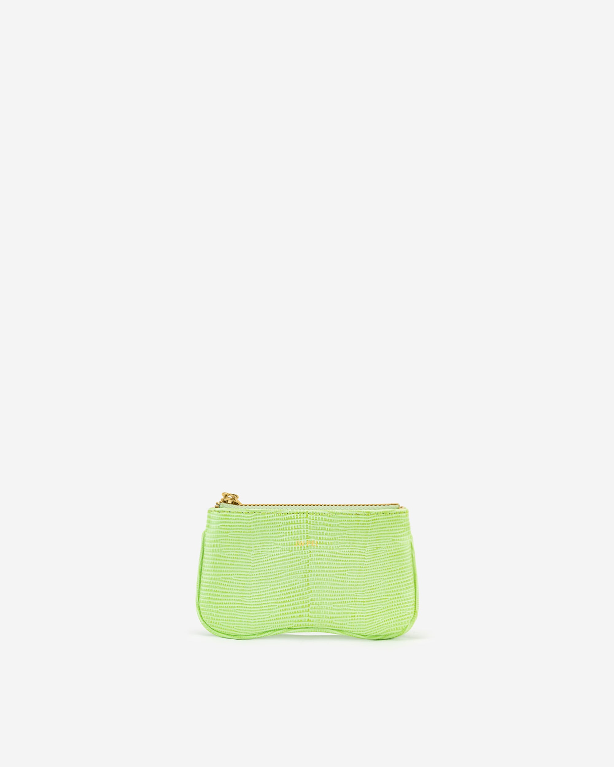 Eva Card Holder - Lime Green Lizard