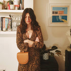 The Double Moon Crossbody - Tan