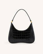 Jade Chain Bag - Black Croc Online Shopping - JW Pei