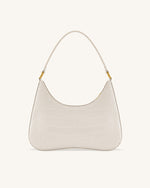 Ruby Shoulder Bag - White Croc