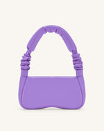 Alison Soft Volume Shoulder Bag - Lavender Purple