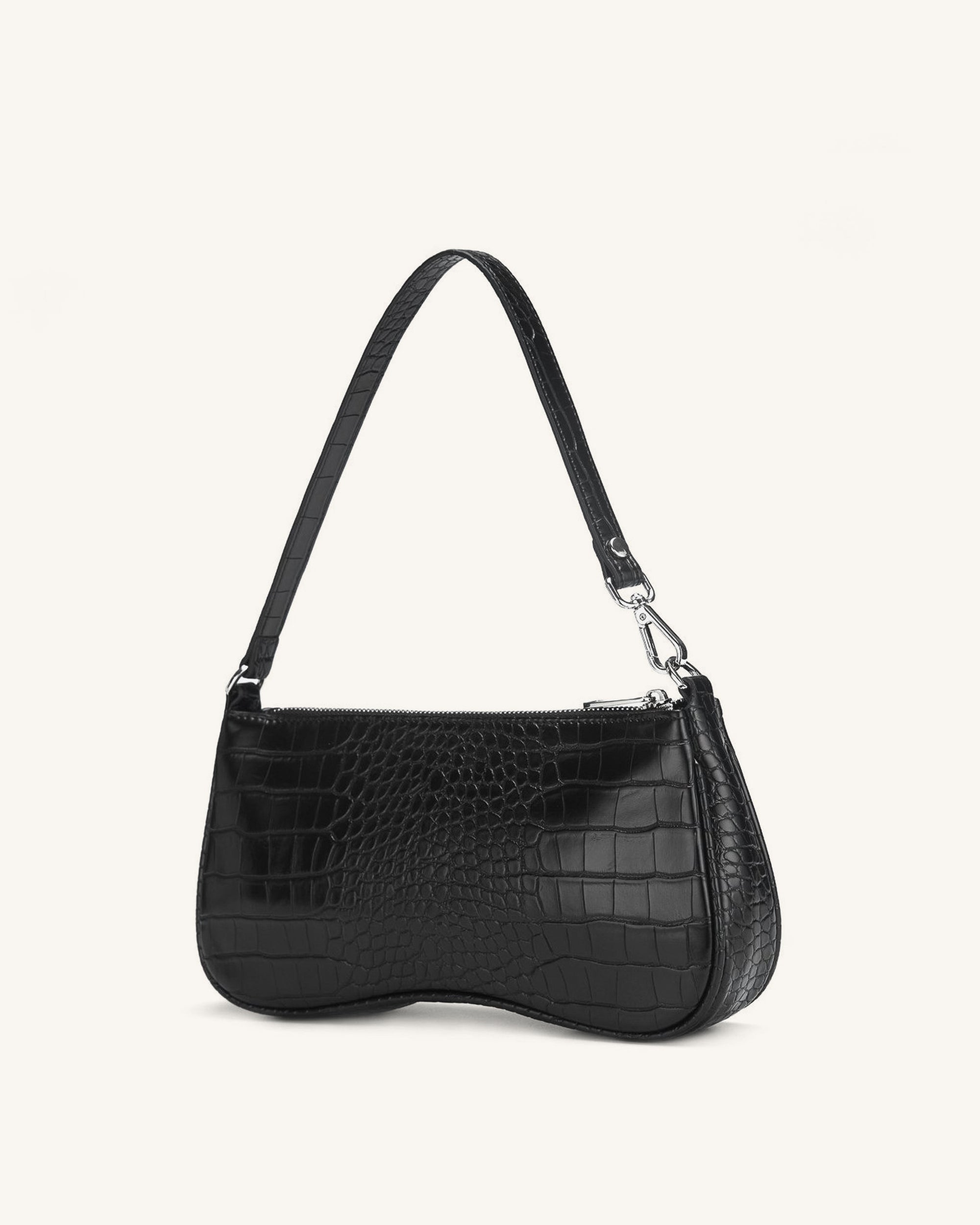 Crocodile Embossed Baguette Bag  Shoulder bag women, Stylish shoulder bag,  Bags