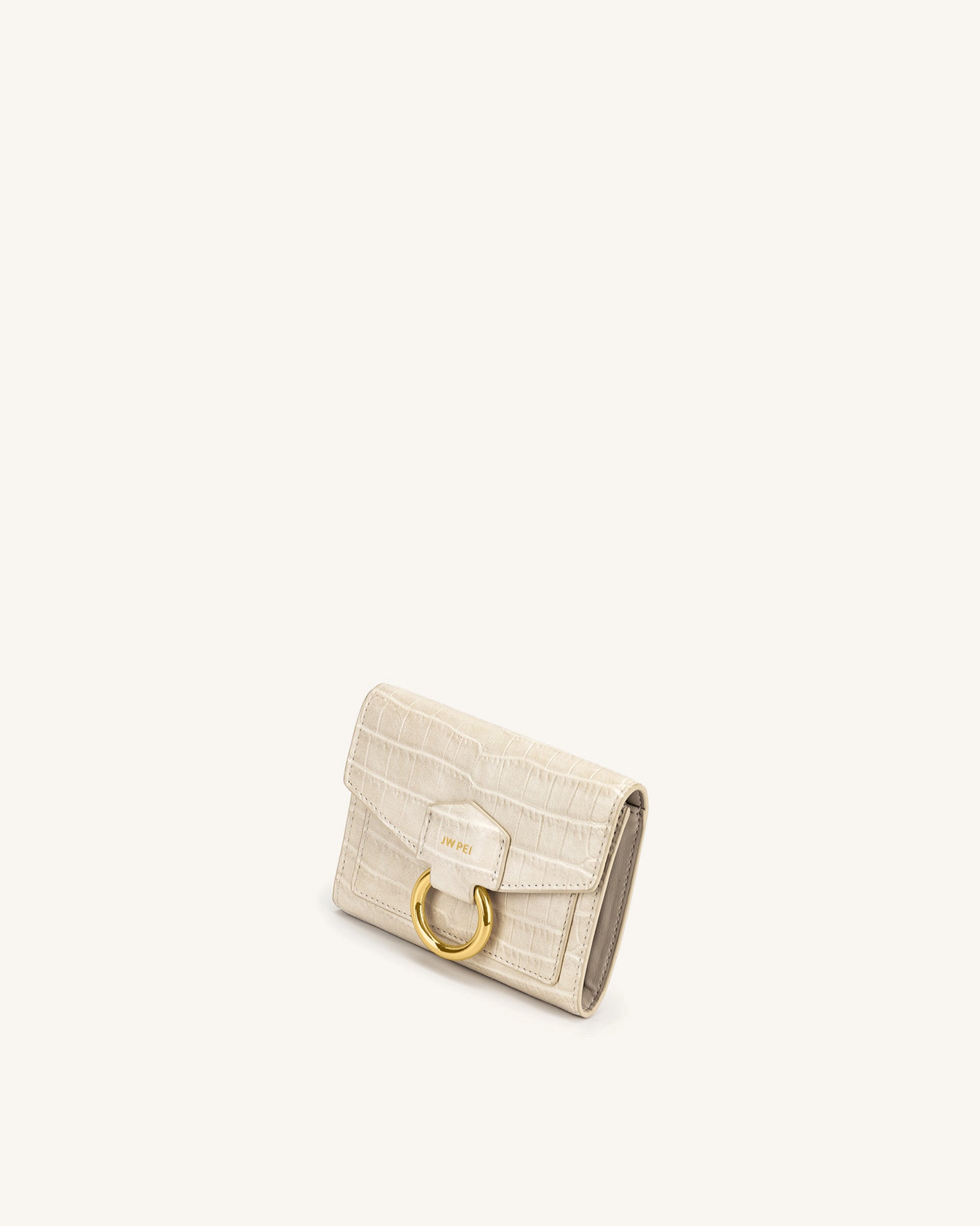 Stella Wallet - Ivory Croc