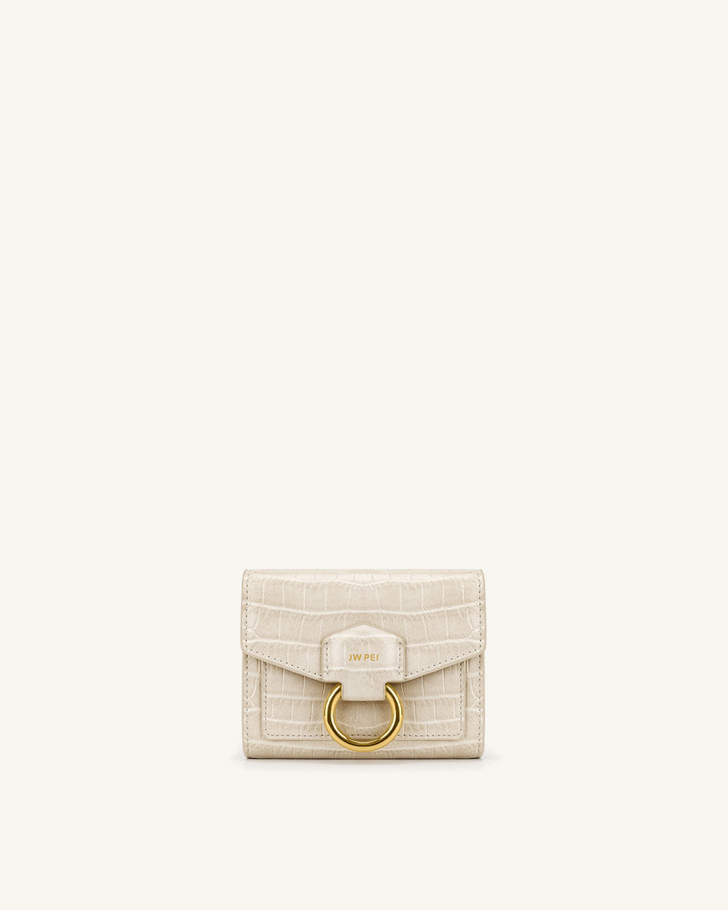 Lucia Classic Top Handbag - Black Croc