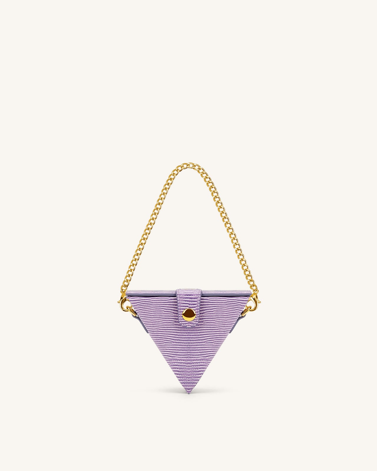 Triangle Mini Box - Purple Lizard