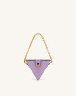 Triangle Mini Box - Purple Lizard