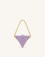 Triangle Mini Box - Purple Lizard
