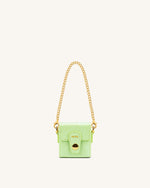 Square Mini Box - Lime Green Lizard