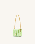 Square Mini Box - Lime Green Lizard