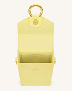 Lola Gradient Chain Phone Case - Light Yellow Croc