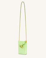 Lola Gradient Chain Phone Case - Lime Green Lizard