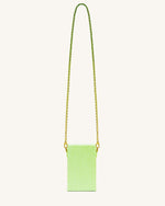 Lola Gradient Chain Phone Case - Lime Green Lizard