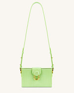 Grace Box Bag - Lime Green Lizard