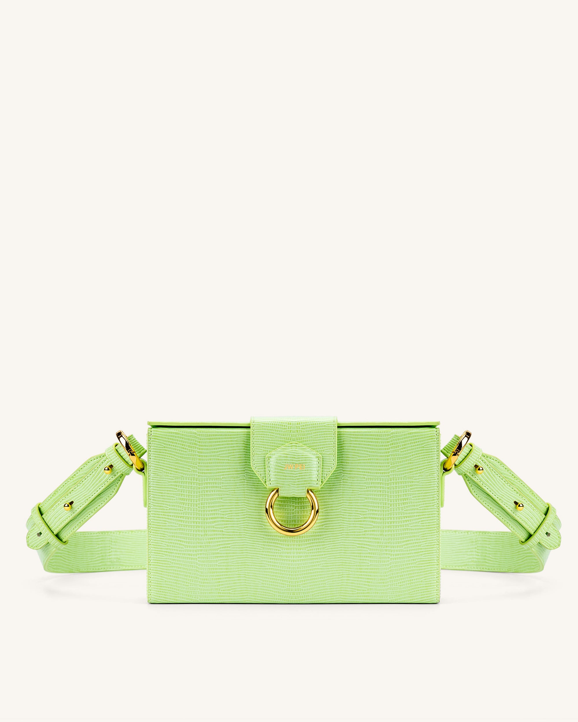 Grace Box Bag - Lime Green Lizard Online Shopping - JW Pei