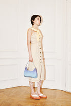 Ruby Shoulder Bag -  Blue & Purple Gradient Croc