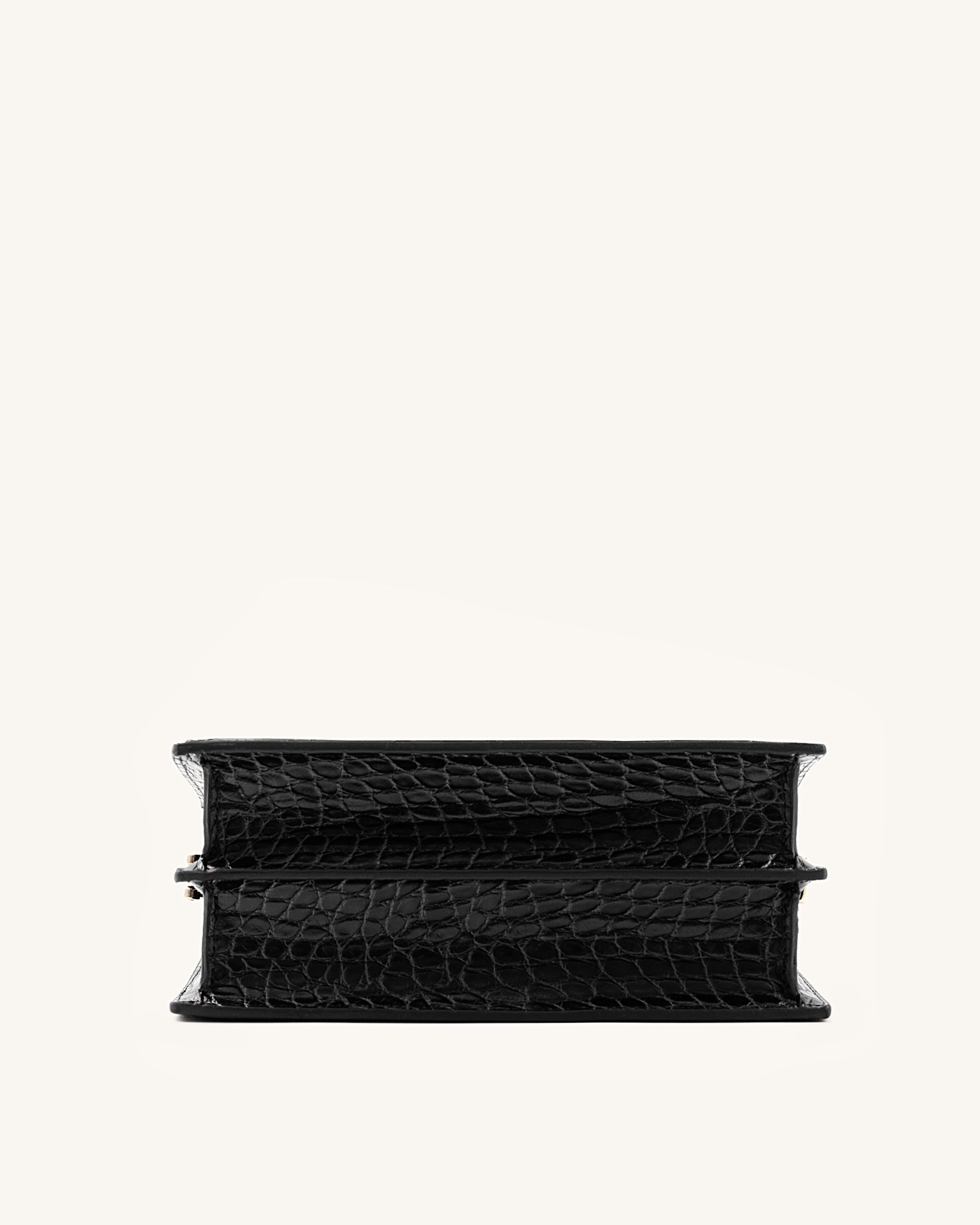 Friday By JW PEI Croc Embossed Black Crossbody