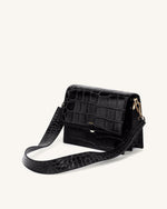 Fashion Mini Flap Bag & Purses - Croc Embossed - JW PEI