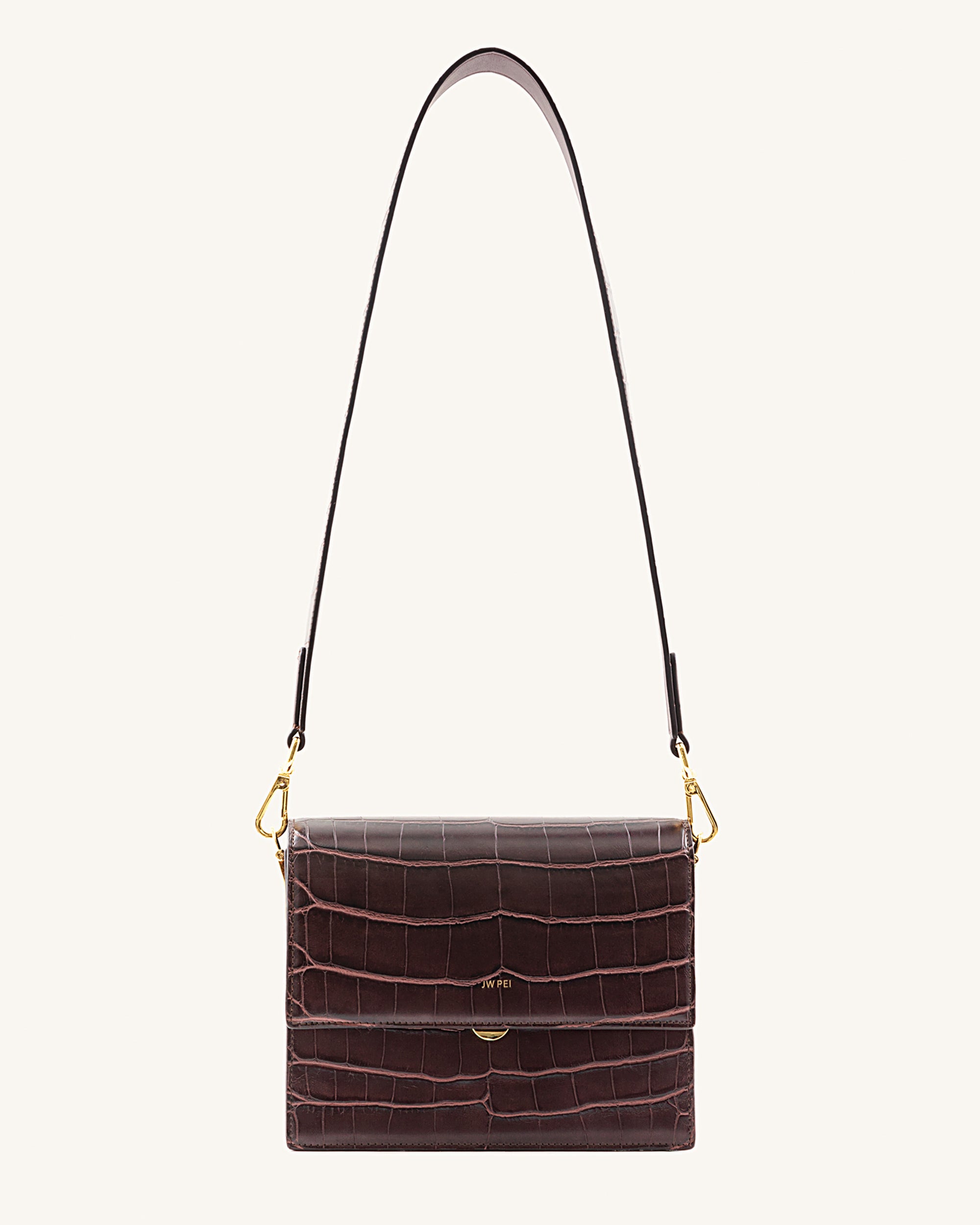 Vegan leather bag JW PEI Brown in Vegan leather - 32395625